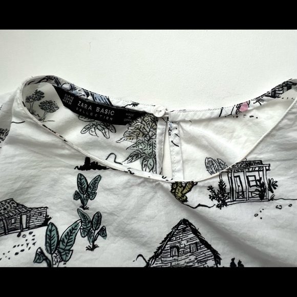 Zara cropped graphic shirt - Picture 3 of 3